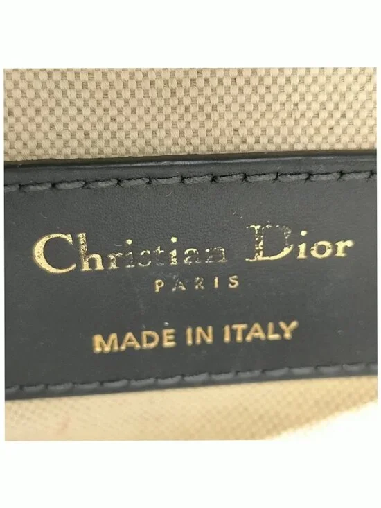 Authentic Dior Saddle Bag Oblique Canvas Navy Blue Shoulder Bag - Picture 16 of 16